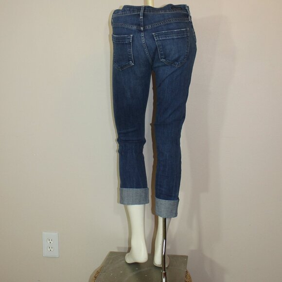 Citizens of Humanity low rise cropped blend cotton skinny jeans size 26 - Picture 4 of 9